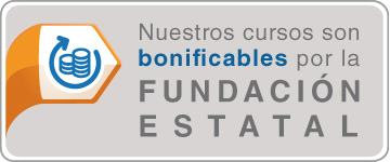 Nuestros cursos son bonificables por la Fundación Estatal